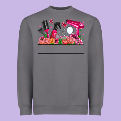 Hair Stylist Your Textt Heavyweight Sweatshirt Designed By Cowhidedigitalart