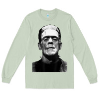 Matcha Classic Halloween Monster Horror Movie Frankenstein Monster Long Sleeve Tee - trangStudio