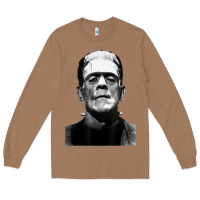 Toasted Coconut Classic Halloween Monster Horror Movie Frankenstein Monster Long Sleeve Tee - trangStudio