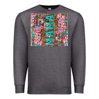 Charcoal Heather cherry blossoms mama tumbler Premium Sweatshirt - Artiststas