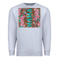 Heather Grey cherry blossoms mama tumbler Premium Sweatshirt - Artiststas