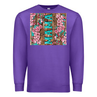 Purple cherry blossoms mama tumbler Premium Sweatshirt - Artiststas