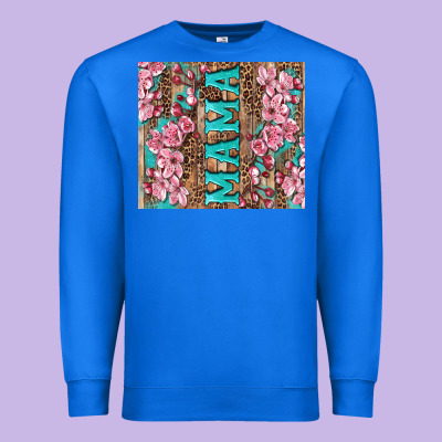 Cherry Blossoms Mama Tumbler Premium Sweatshirt Designed By Artiststas