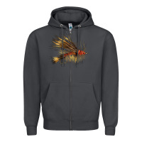 Smoke Fish Fly Zipper Hoodie - LillyAllenDesigns