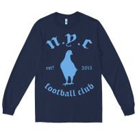Navy New York City Pigeons Classic gift Long Sleeve Tee - trangStudio