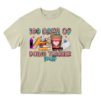Mossy 100 days of doing teacher stuff Heavy Core Tee - Artiststas