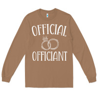 Toasted Coconut Men Wedding Ordained Minister Gift Long Sleeve Tee - trangStudio