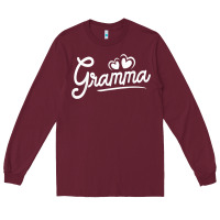 Burgundy Gramma for Women Gramma Gifts for Grandma Gramma Long Sleeve Tee - trangStudio