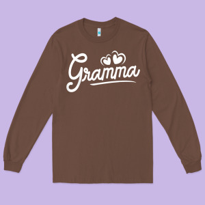 Gramma For Women Gramma Gifts For Grandma Gramma Long Sleeve Tee Designed By Trangstudio