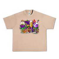 Burro mardi gras wine glasses cowgirl Urban Heavy Tee - CowGirlArtShop