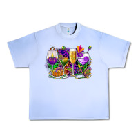 Grape Ice mardi gras wine glasses cowgirl Urban Heavy Tee - CowGirlArtShop