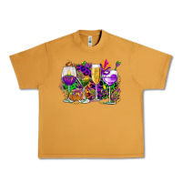 Peanut Butter mardi gras wine glasses cowgirl Urban Heavy Tee - CowGirlArtShop