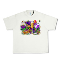 Pistachio mardi gras wine glasses cowgirl Urban Heavy Tee - CowGirlArtShop