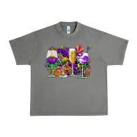 Tornado mardi gras wine glasses cowgirl Urban Heavy Tee - CowGirlArtShop