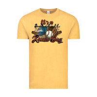 Vintage Mustard It's a Baseball kinda day Vintage Tee - HowdyJamesFarm