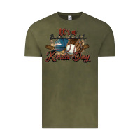 Vintage Olive It's a Baseball kinda day Vintage Tee - HowdyJamesFarm