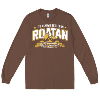 Chestnut Roatan Honduras Souvenir Roatan Gift Travel Long Sleeve Tee - trangStudio