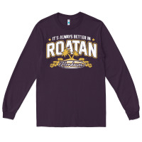 Plum Roatan Honduras Souvenir Roatan Gift Travel Long Sleeve Tee - trangStudio