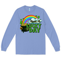 Colony Blue Have a lucky day Long Sleeve Tee - CowGirlArtShop