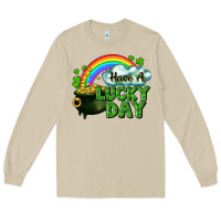 Mushroom Have a lucky day Long Sleeve Tee - CowGirlArtShop