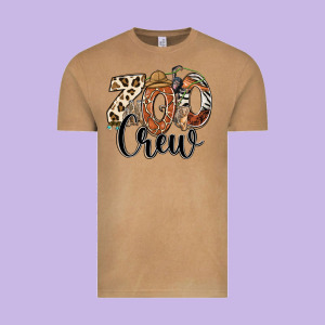 Zoo Crew Safari Animals Vintage Tee Designed By Ranaportraitstore