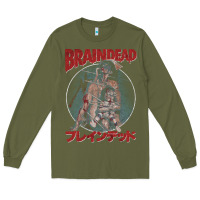 Army Green Braindead-Ob7An Long Sleeve Tee - trangStudio