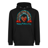 Black happy mother's day rainbow Heavyweight Hoodie - Artiststas