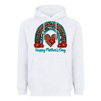 White happy mother's day rainbow Heavyweight Hoodie - Artiststas