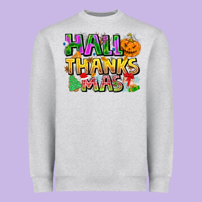Holiday Fusion Art Heavyweight Sweatshirt Designed By Cowhidedigitalart