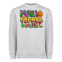 Heather Grey holiday fusion art Heavyweight Sweatshirt - CowhideDigitalArt