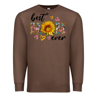 Chestnut best mom ever with sunflower Premium Sweatshirt - Artiststas