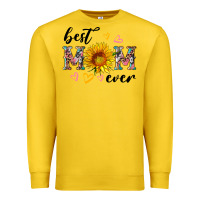 Lemon best mom ever with sunflower Premium Sweatshirt - Artiststas