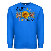 True Royal best mom ever with sunflower Premium Sweatshirt - Artiststas