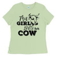 Matcha This Girl Loves Her Cow Ladies Tee - Bettercallsaul
