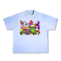 Grape Ice mardi gras coffee cups cowgirl Urban Heavy Tee - CowGirlArtShop