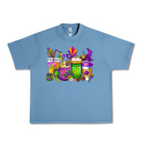 Pebble Blue mardi gras coffee cups cowgirl Urban Heavy Tee - CowGirlArtShop