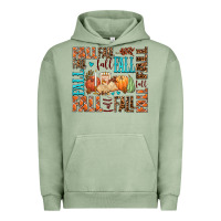 Pigment Oil Green fall fall  amd pumpkins Urban Hoodie - AdoDesignShop