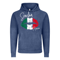 Vintage Denim GGT Travel Souvenir Style SINALOA MX Flag Lips Vintage Hoodie - trangStudio