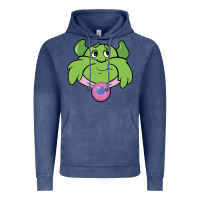 Vintage Denim Candy Land Halloween Plumpy Big Face Vintage Hoodie - trangStudio