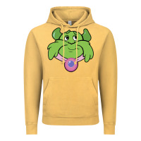 Vintage Mustard Candy Land Halloween Plumpy Big Face Vintage Hoodie - trangStudio
