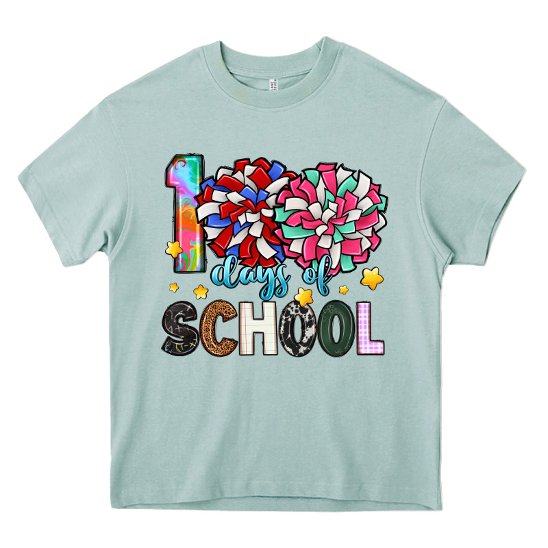 100 Days Of School Heavy Core Tee by Artiststas | Teevron