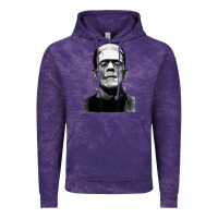 Cloud Purple Classic Halloween Monster Horror Movie Frankenstein Monster Vintage Hoodie - trangStudio