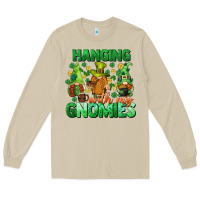 Mushroom St. Patrick's Day gnomes Long Sleeve Tee - CowGirlArtShop