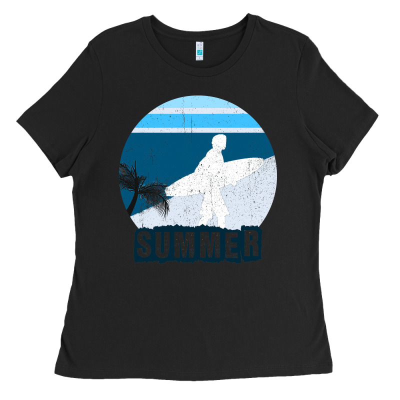 Summer Surf Ladies Tee by Bettercallsaul | Teevron