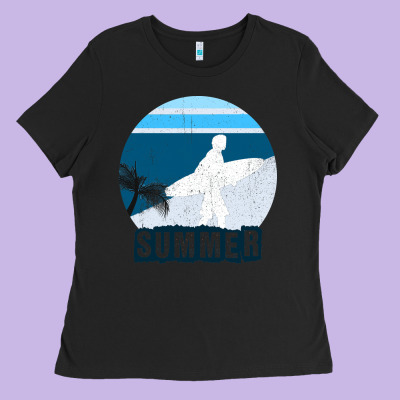 Summer Surf Ladies Tee Designed By Bettercallsaul