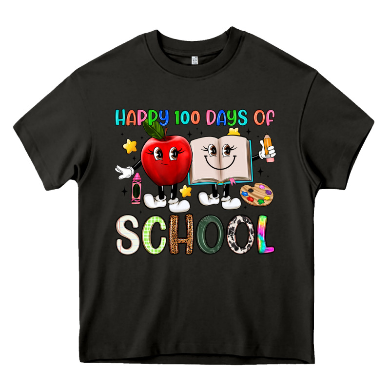 Happy 100 Days Of School Heavy Core Tee by Artiststas | Teevron