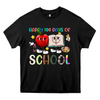 Black happy 100 days of school Heavy Core Tee - Artiststas