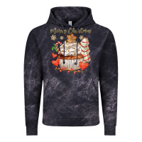 Cloud Black merry christmas cupcake Vintage Hoodie - CowGirlArtShop