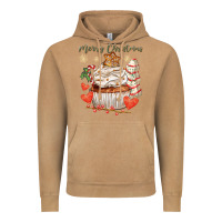 Vintage Camel merry christmas cupcake Vintage Hoodie - CowGirlArtShop