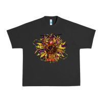 Pigment Black mardi gras sunflower Urban Heavy Tee - CowGirlArtShop